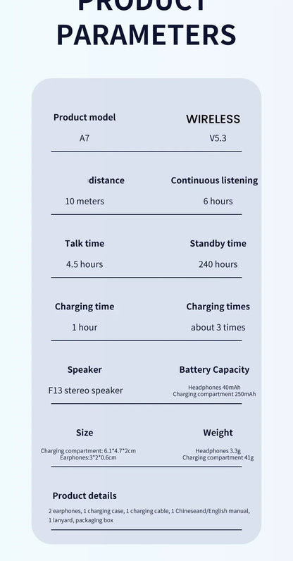 2025 Original Air pro bluetooth earphones Bluetooth 5.3 auriculares Earbuds Gaming Headset For iPhone Apple Xiaomi Android phone - RELUX.STORE