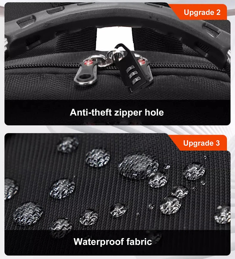 2025 Waterproof 17/20 Inch Laptop Backpack Men Airplane Travel Backpack Women Oxford Rucksack Male School Bag modern Mochila - RELUX.STORE2025 Waterproof 17/20 Inch Laptop Backpack Men Airplane Travel Backpack Women Oxford Rucksack Male School Bag modern Mochila
