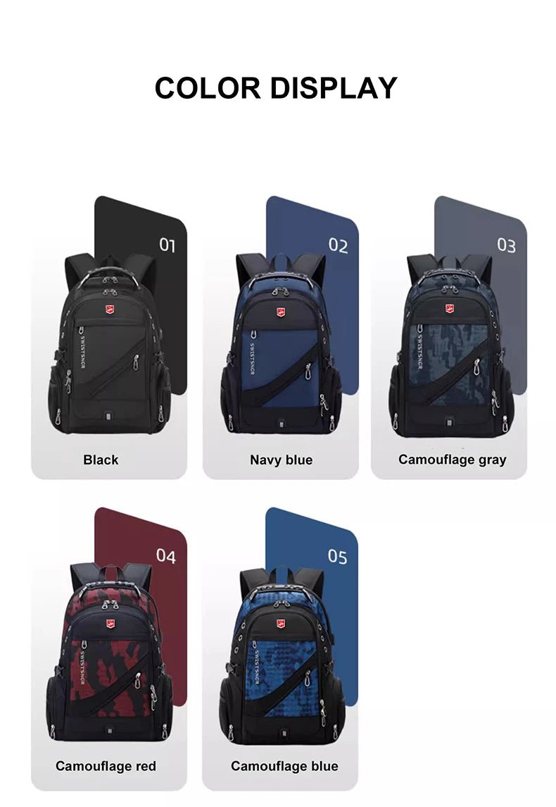 2025 Waterproof 17/20 Inch Laptop Backpack Men Airplane Travel Backpack Women Oxford Rucksack Male School Bag modern Mochila - RELUX.STORE2025 Waterproof 17/20 Inch Laptop Backpack Men Airplane Travel Backpack Women Oxford Rucksack Male School Bag modern Mochila