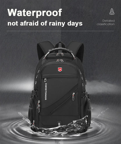 2025 Waterproof 17/20 Inch Laptop Backpack Men Airplane Travel Backpack Women Oxford Rucksack Male School Bag modern Mochila - RELUX.STORE2025 Waterproof 17/20 Inch Laptop Backpack Men Airplane Travel Backpack Women Oxford Rucksack Male School Bag modern Mochila