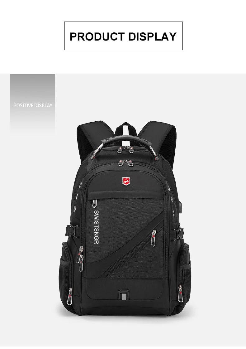 2025 Waterproof 17/20 Inch Laptop Backpack Men Airplane Travel Backpack Women Oxford Rucksack Male School Bag modern Mochila - RELUX.STORE2025 Waterproof 17/20 Inch Laptop Backpack Men Airplane Travel Backpack Women Oxford Rucksack Male School Bag modern Mochila