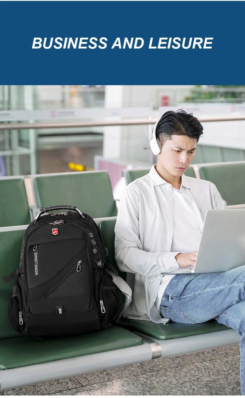 2025 Waterproof 17/20 Inch Laptop Backpack Men Airplane Travel Backpack Women Oxford Rucksack Male School Bag modern Mochila - RELUX.STORE2025 Waterproof 17/20 Inch Laptop Backpack Men Airplane Travel Backpack Women Oxford Rucksack Male School Bag modern Mochila