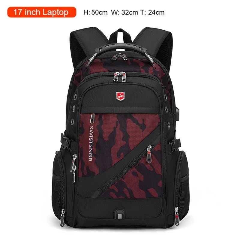 2025 Waterproof 17/20 Inch Laptop Backpack Men Airplane Travel Backpack Women Oxford Rucksack Male School Bag modern Mochila - RELUX.STORE2025 Waterproof 17/20 Inch Laptop Backpack Men Airplane Travel Backpack Women Oxford Rucksack Male School Bag modern Mochila