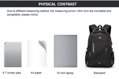 2025 Waterproof 17/20 Inch Laptop Backpack Men Airplane Travel Backpack Women Oxford Rucksack Male School Bag modern Mochila - RELUX.STORE2025 Waterproof 17/20 Inch Laptop Backpack Men Airplane Travel Backpack Women Oxford Rucksack Male School Bag modern Mochila