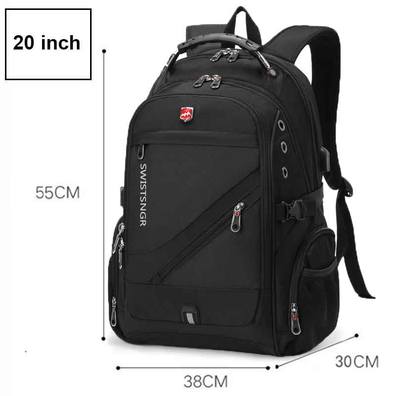 2025 Waterproof 17/20 Inch Laptop Backpack Men Airplane Travel Backpack Women Oxford Rucksack Male School Bag modern Mochila - RELUX.STORE2025 Waterproof 17/20 Inch Laptop Backpack Men Airplane Travel Backpack Women Oxford Rucksack Male School Bag modern Mochila