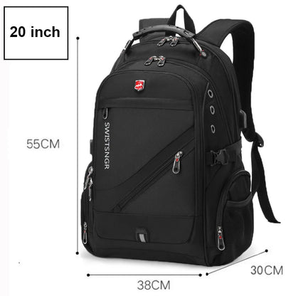 2025 Waterproof 17/20 Inch Laptop Backpack Men Airplane Travel Backpack Women Oxford Rucksack Male School Bag modern Mochila - RELUX.STORE2025 Waterproof 17/20 Inch Laptop Backpack Men Airplane Travel Backpack Women Oxford Rucksack Male School Bag modern Mochila