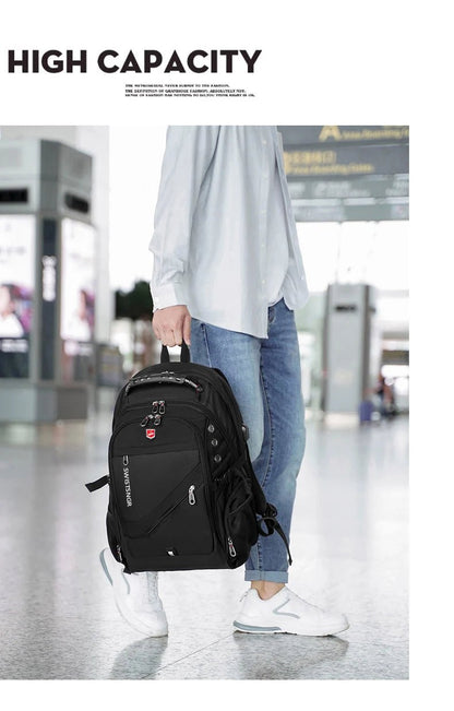 2025 Waterproof 17/20 Inch Laptop Backpack Men Airplane Travel Backpack Women Oxford Rucksack Male School Bag modern Mochila - RELUX.STORE2025 Waterproof 17/20 Inch Laptop Backpack Men Airplane Travel Backpack Women Oxford Rucksack Male School Bag modern Mochila