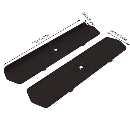 24.01/29.92 Inch Kitchen Long Silicone Sink Faucet Mat Splash Guard for Absorbent Sink Countertop Protectors Mat Kitchen Gadgets - RELUX.STORE