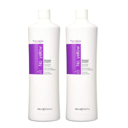 No Yellow Purple Shampoo - Purple Color Depositing Shampoo for Blondes, Bleached & Grey Hair - Formulated with Violet Pigment to Remove Brassy Tones from Hair (11.83 Fl Oz)