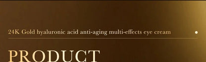 24k Gold Hyaluronic Acid Eye Cream Anti Dark Circles Eye Bags Firming Moisturizing Eyes Skin Care Prodcuts - RELUX.STORE