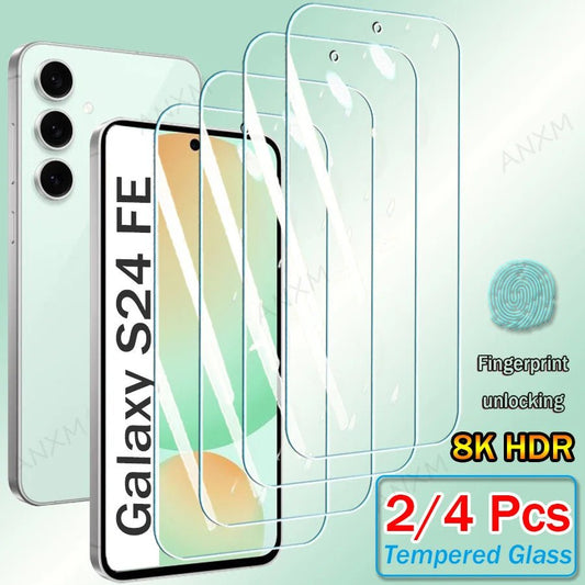 2/4PCS Tempered Glass Screen Protector for Samsung Galaxy S24/S23/S22/S21 Plus, FE, A Series (A55/A35/A06/A15/A25/A34/A04/A05) - RELUX.STORE