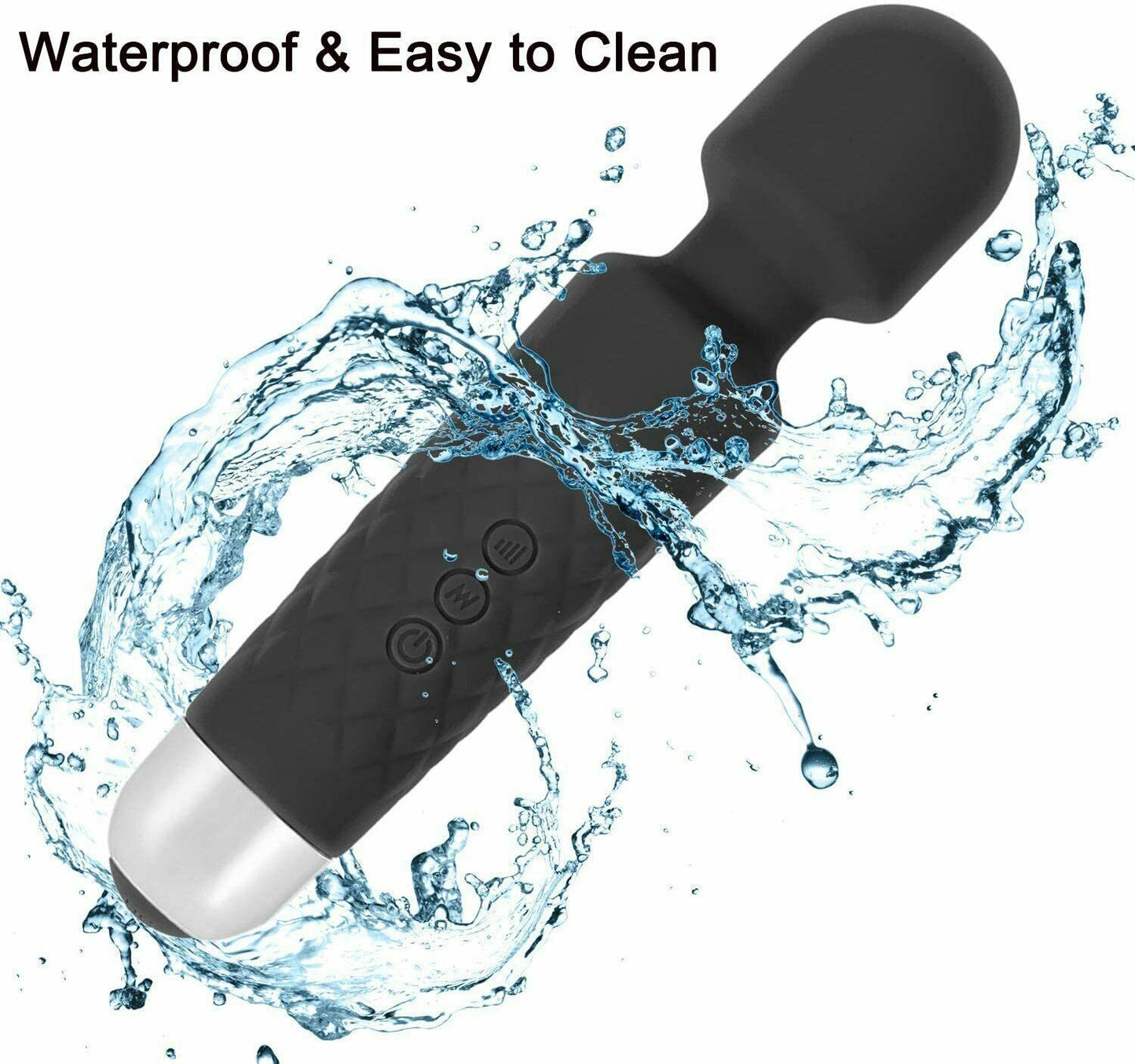 Magic Massage Wand Muscle Relaxation Massager 20 Speed Vibrating Full Body Therapy Motor