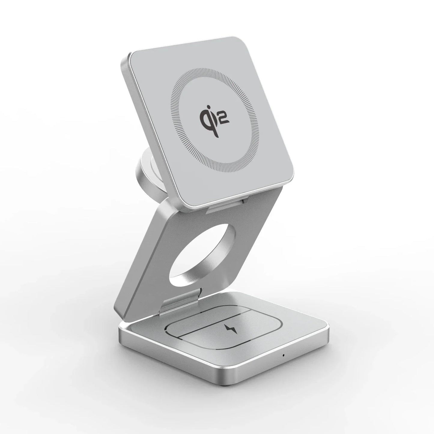 Qi2 3 in 1 15W Magnetic Wireless Charger for Iphone 16 15 14 13 Fast Charging Folding for Apple Watch Airpods Wireless Charger