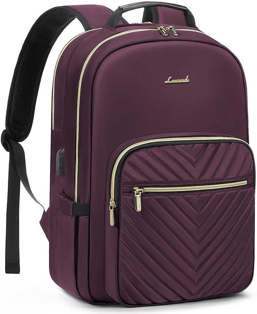 Laptop Backpack for Women 15.6 Inch,Cute Womens Travel Backpack Purse,Professional Laptop Computer Bag,Waterproof Work Business College Teacher Bags Carry on Backpack with USB Port,Mint Green
