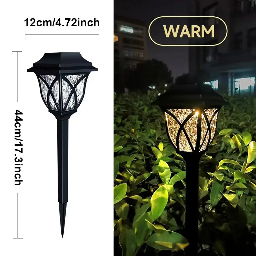 “2pcs LED Solar Lawn Lights – Waterproof Outdoor Garden Pathway Lamps for Villa, Courtyard & Landscape Decoration” - RELUX.STORE