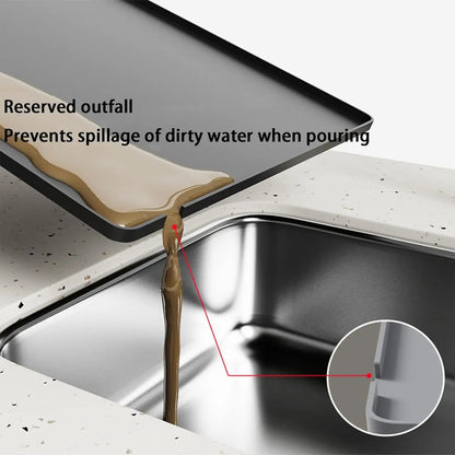 3 - In - 1 Silicone Coffee Mat Multi - Functional Non - Slip Bar Mat for Countertops for Mess - Free Coffee Station Setup Essential Coffee - RELUX.STORE