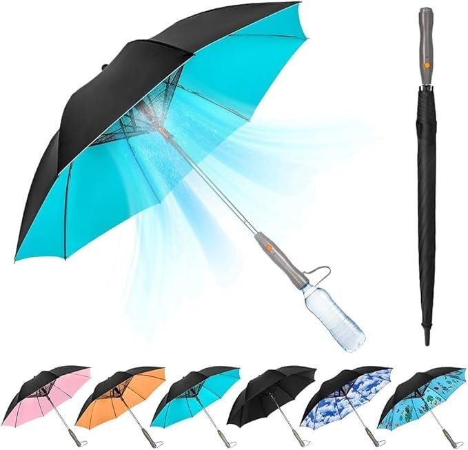 3 in 1 Umbrella with Fan - RELUX.STORE