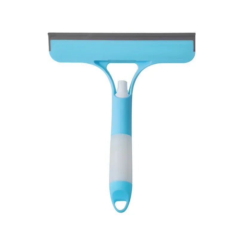 3 in 1 Window Cleaning Squeegee Multi Function Glass Mirror Wiper with Spray Bottle Microfiber Scrub Household Car Cleaner Tools - RELUX.STORE