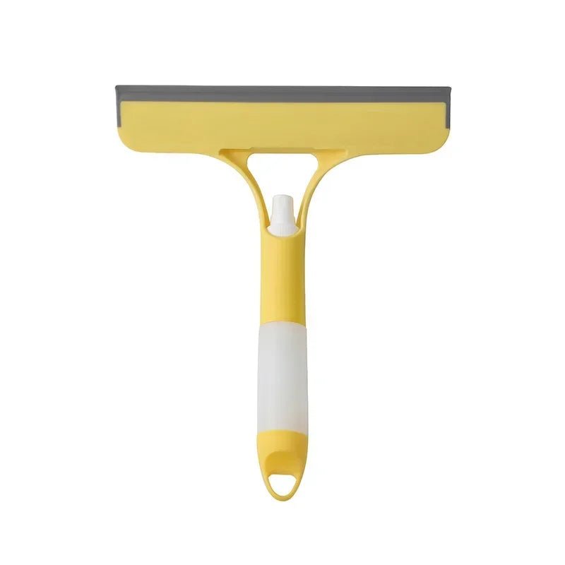 3 in 1 Window Cleaning Squeegee Multi Function Glass Mirror Wiper with Spray Bottle Microfiber Scrub Household Car Cleaner Tools - RELUX.STORE