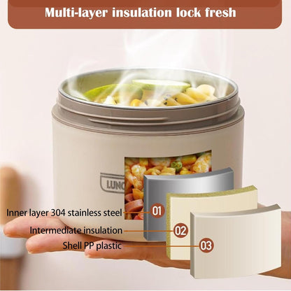 3 Pcs Portable Insulated Lunch Box Set - RELUX.STORE