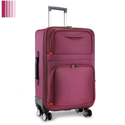 30" Large Capacity Black Luggage Waterproof Durable Trolley Case Oxford Cloth Detachable Spinner Wheel 20" Password Suitcase - RELUX.STORE30" Large Capacity Black Luggage Waterproof Durable Trolley Case Oxford Cloth Detachable Spinner Wheel 20" Password Suitcase