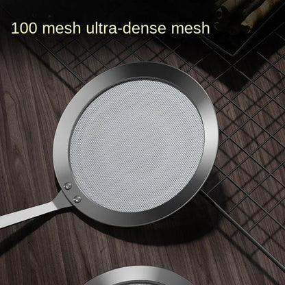 304 Stainless Steel Fine Mesh Filter, Multi - Function Colander for Juice, Coffee, Tea, & Vegetables, Kitchen Accessories - RELUX.STORE