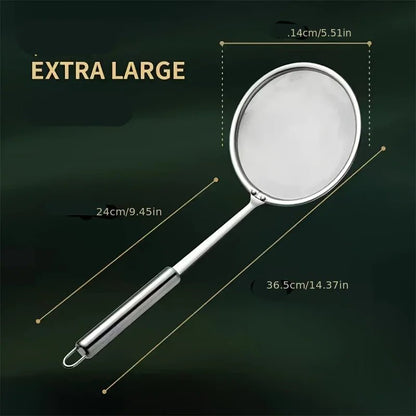 304 Stainless Steel Fine Mesh Filter, Multi - Function Colander for Juice, Coffee, Tea, & Vegetables, Kitchen Accessories - RELUX.STORE