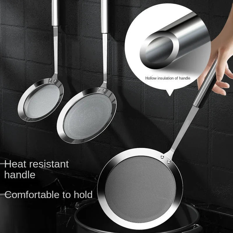 304 Stainless Steel Fine Mesh Filter, Multi - Function Colander for Juice, Coffee, Tea, & Vegetables, Kitchen Accessories - RELUX.STORE