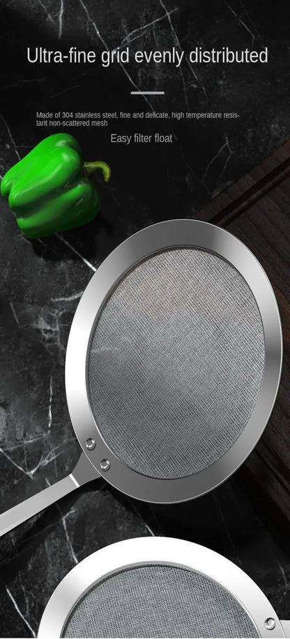 304 Stainless Steel Fine Mesh Filter, Multi - Function Colander for Juice, Coffee, Tea, & Vegetables, Kitchen Accessories - RELUX.STORE