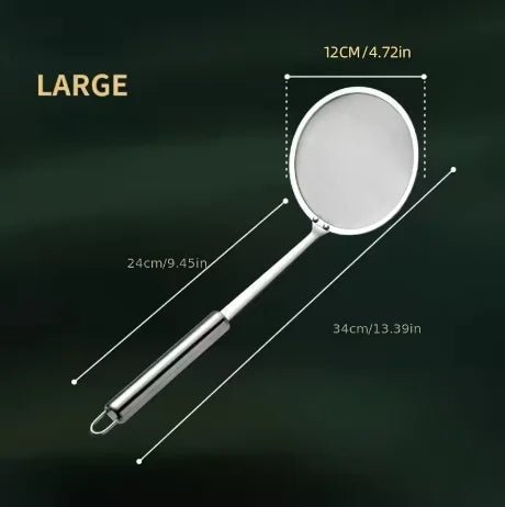 304 Stainless Steel Fine Mesh Filter, Multi - Function Colander for Juice, Coffee, Tea, & Vegetables, Kitchen Accessories - RELUX.STORE