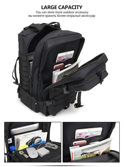 30/50L Tactical Backpack for Men – Outdoor Survival, Hiking, Trekking & Hunting EDC Molle Assault Pack - RELUX.STORE