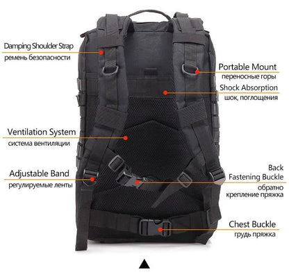 30/50L Tactical Backpack for Men – Outdoor Survival, Hiking, Trekking & Hunting EDC Molle Assault Pack - RELUX.STORE