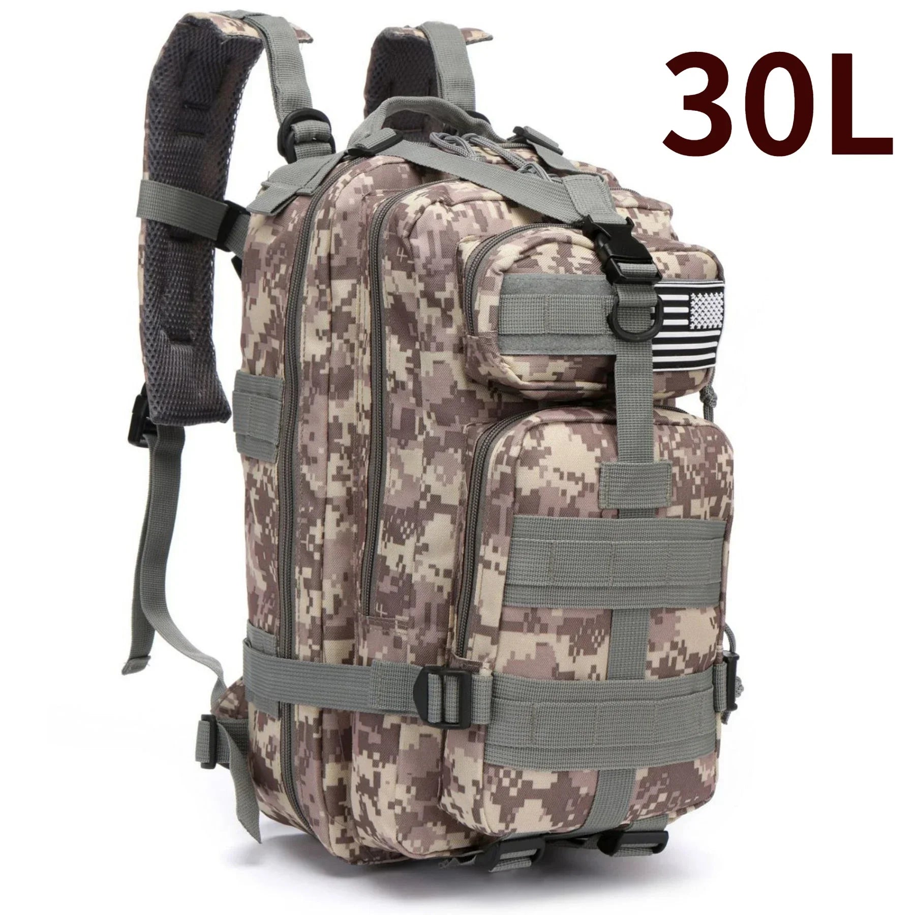 30L/50L 1000D Nylon Waterproof Outdoor Backpack – Tactical Rucksack for Trekking, Fishing, Hunting, Camping & Hiking - RELUX.STORE