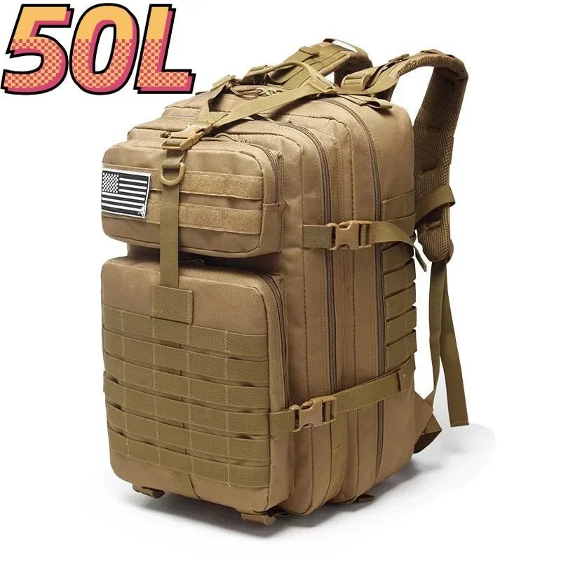 30L/50L 1000D Nylon Waterproof Outdoor Backpack – Tactical Rucksack for Trekking, Fishing, Hunting, Camping & Hiking - RELUX.STORE