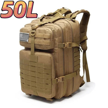 30L/50L 1000D Nylon Waterproof Outdoor Backpack – Tactical Rucksack for Trekking, Fishing, Hunting, Camping & Hiking - RELUX.STORE