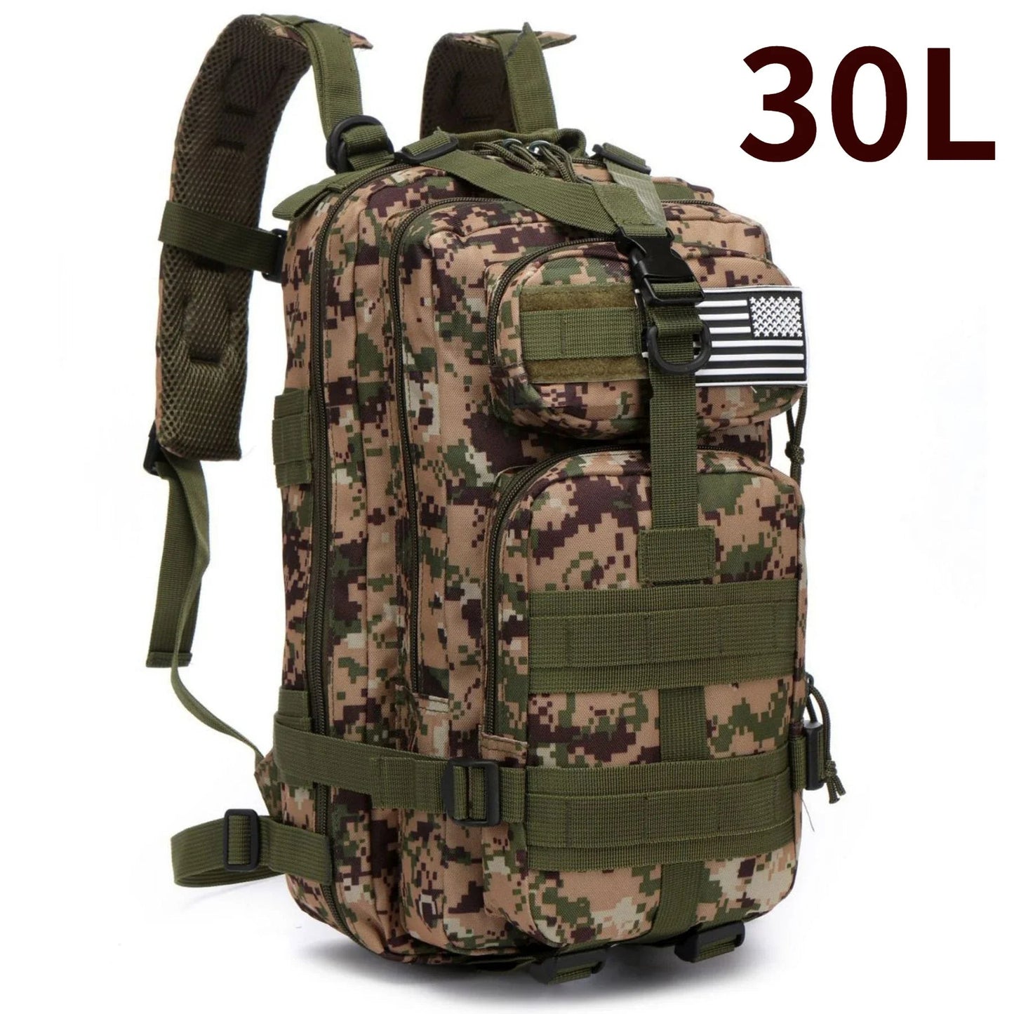 30L/50L 1000D Nylon Waterproof Outdoor Backpack – Tactical Rucksack for Trekking, Fishing, Hunting, Camping & Hiking - RELUX.STORE