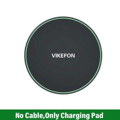 30W Fast Wireless Charger Pad – Magnetic Induction Charging Dock for iPhone 15 14 13 12 Pro Max, Samsung S23 S22, Xiaomi & Huawei - RELUX.STORE