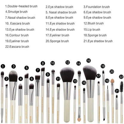 3/13/22pcs Professional Makeup Brushes Tools Set Make Up Brush Tools Kits for Eyeshadow Eyeliner Cosmetics Brushes Maquiagem - RELUX.STORE