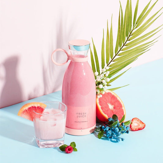 350ML Electric Juicer Blender Mixer USB Rechargeable Machine Household Portable Blender Maker Cup Kitchen Tool Kit - RELUX.STORE