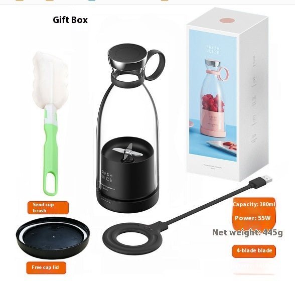 350ML Electric Juicer Blender Mixer USB Rechargeable Machine Household Portable Blender Maker Cup Kitchen Tool Kit - RELUX.STORE