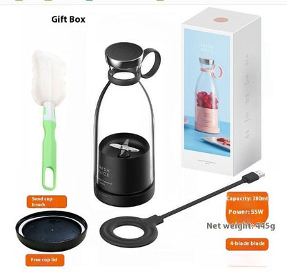 350ML Electric Juicer Blender Mixer USB Rechargeable Machine Household Portable Blender Maker Cup Kitchen Tool Kit - RELUX.STORE