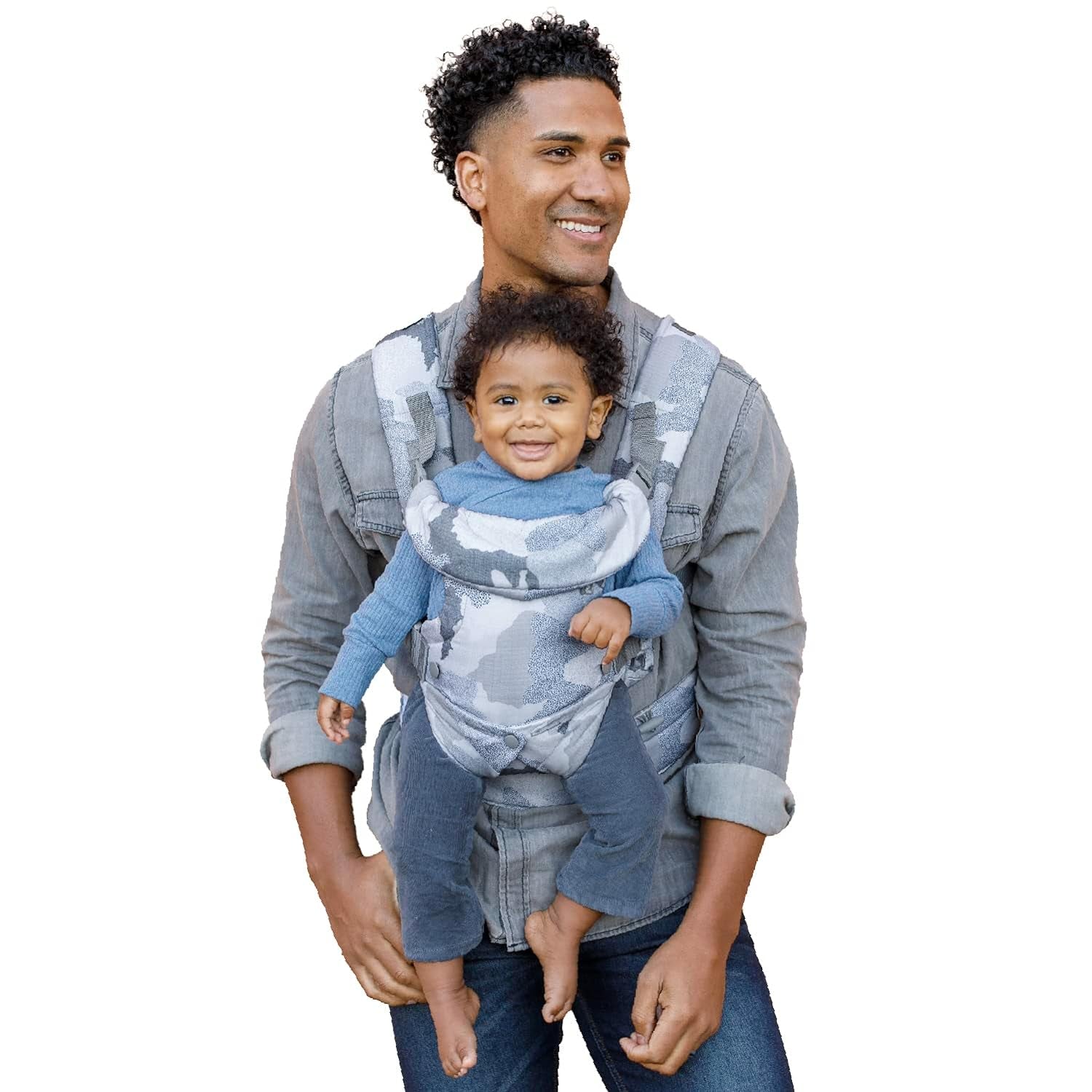 Flip 4-In-1 Light & Airy Convertible Baby Carrier, Adjustable, Ergonomic Babywearing, Registry Essential, Baby Carrier for Newborn to Toddler