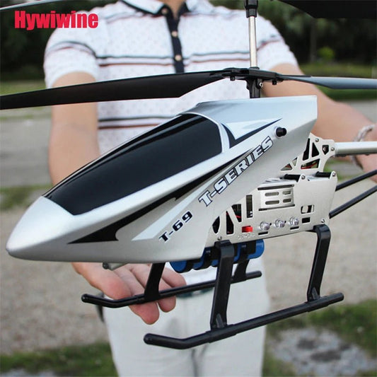 “3.5CH RC Helicopter – Extra Large Remote Control Drone, Durable Rechargeable UAV Toy for Kids Outdoor Flying & Gifts” - RELUX.STORE