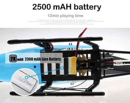 “3.5CH RC Helicopter – Extra Large Remote Control Drone, Durable Rechargeable UAV Toy for Kids Outdoor Flying & Gifts” - RELUX.STORE