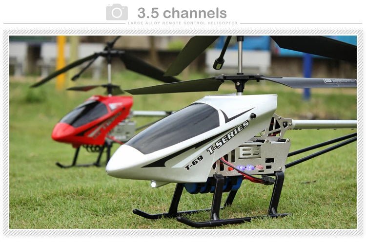 “3.5CH RC Helicopter – Extra Large Remote Control Drone, Durable Rechargeable UAV Toy for Kids Outdoor Flying & Gifts” - RELUX.STORE