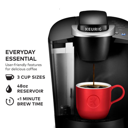 K-Classic Single Serve K-Cup Pod Coffee Maker, Black