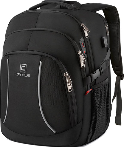Backpack,17.3In Durable Travel Laptop Backpack, College Backpack,Rfid anti Theft Pocket Big Business Computer Bag,Water Resistant School Bookbag for Teens Men Women,Gifts Grey