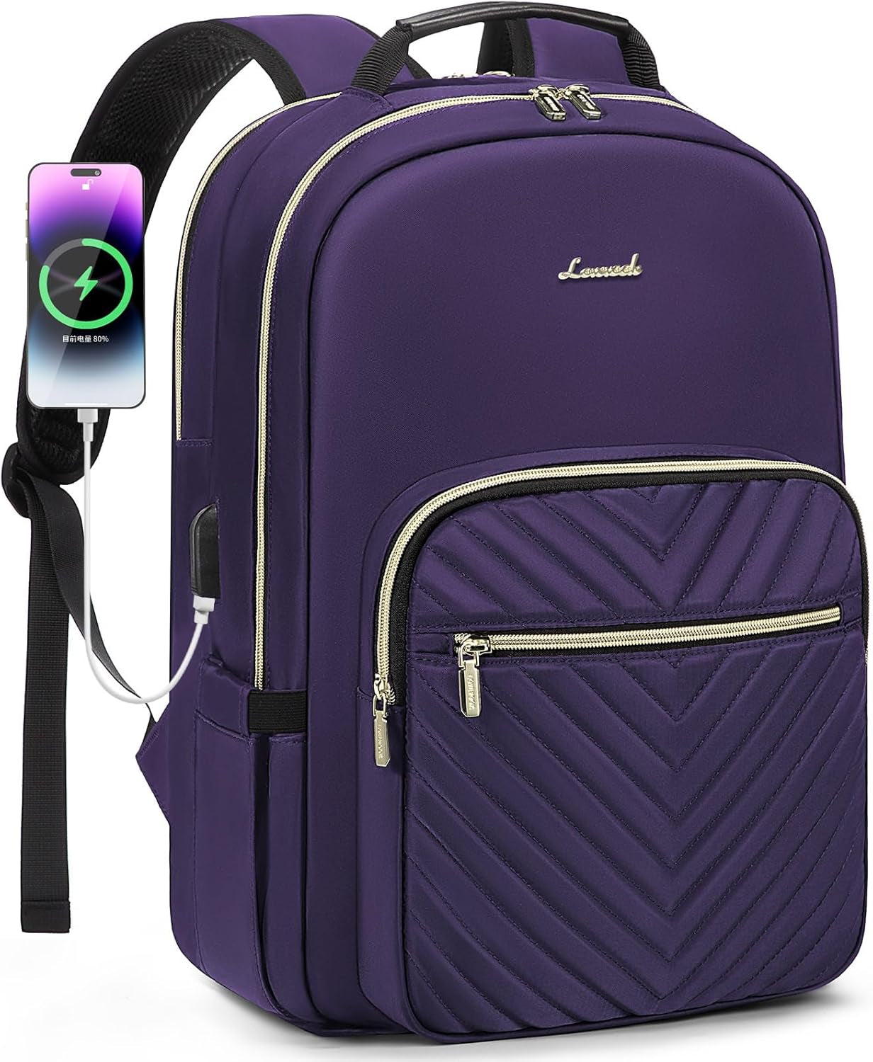 Laptop Backpack for Women 15.6 Inch,Cute Womens Travel Backpack Purse,Professional Laptop Computer Bag,Waterproof Work Business College Teacher Bags Carry on Backpack with USB Port,Mint Green