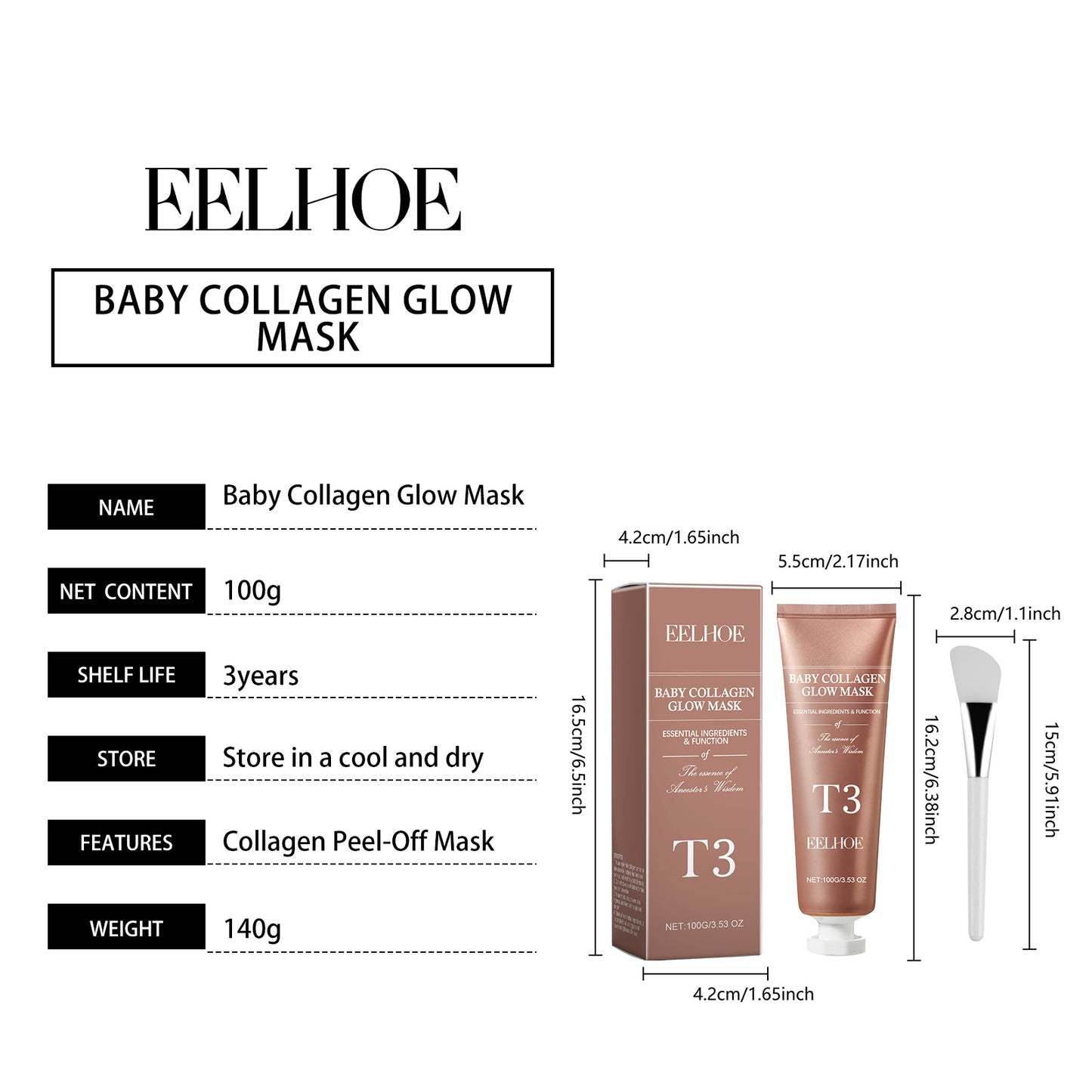 Collagen Peeling Mask Moisturizing, Hydrating, Anti-wrinkle And Brightening Peeling Mask