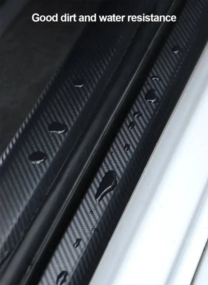 "3D Carbon Fiber Car Threshold Protective Film – Anti - Scratch, Waterproof Matte Black Nano Sticker for Car Body" - RELUX.STORE